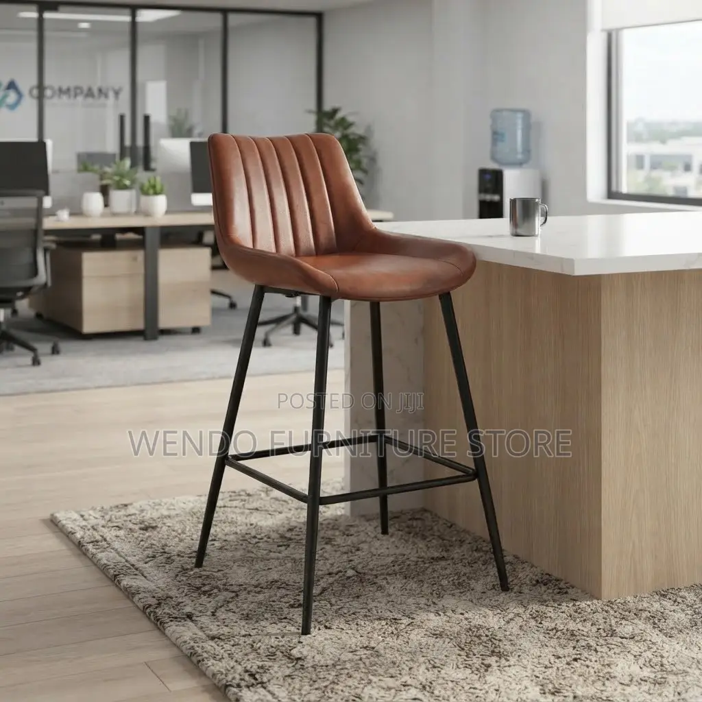 Barstools; Ergonomic Mid Backrest Support Home Barstools