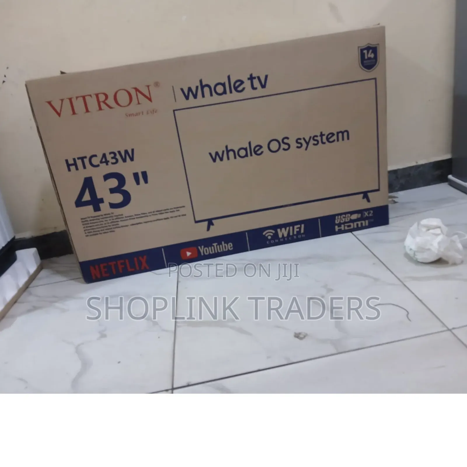 Vitron 43 Inches Smart Android Whale OS System