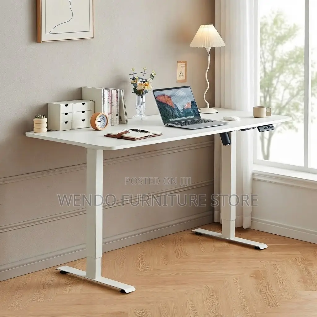 Office Desk; 140cm Home Office Studio Ergonomic Electric Table