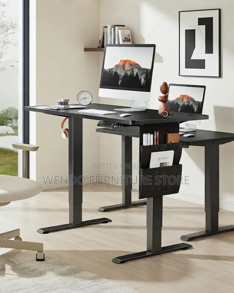 Office Desk; 140cm Home Office Studio Ergonomic Electric Table