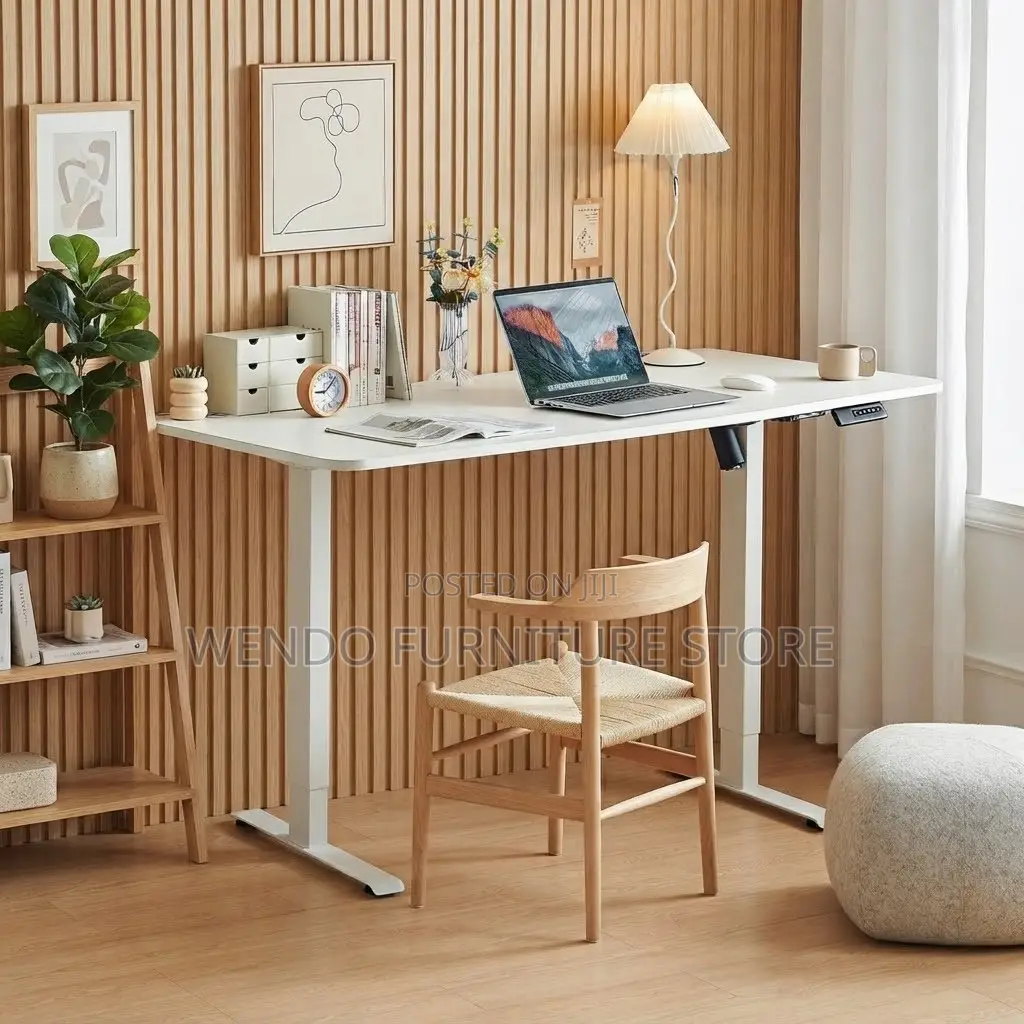 Office Desk; 140cm Home Office Studio Ergonomic Electric Table