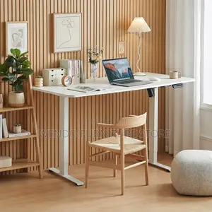 Office Desk; 140cm Home Office Studio Ergonomic Electric Table