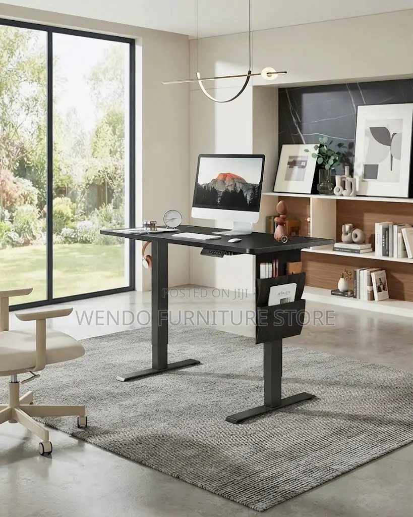 Office Desk; 140cm Home Office Studio Ergonomic Electric Table