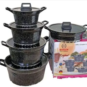 Bosch 11pc Cookware Set With Silicone Lid Covers