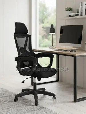 Office Chairs; Height Adjustable Office Fabric Chairs