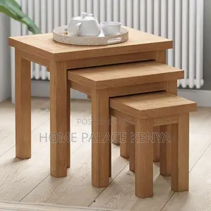Coffee Tables; Modern Nesting Table Set for Lounge and Living Spaces