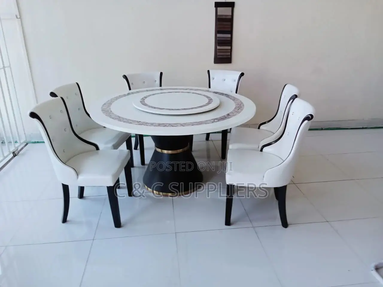 6-Seater Modern C&C Dining Set.