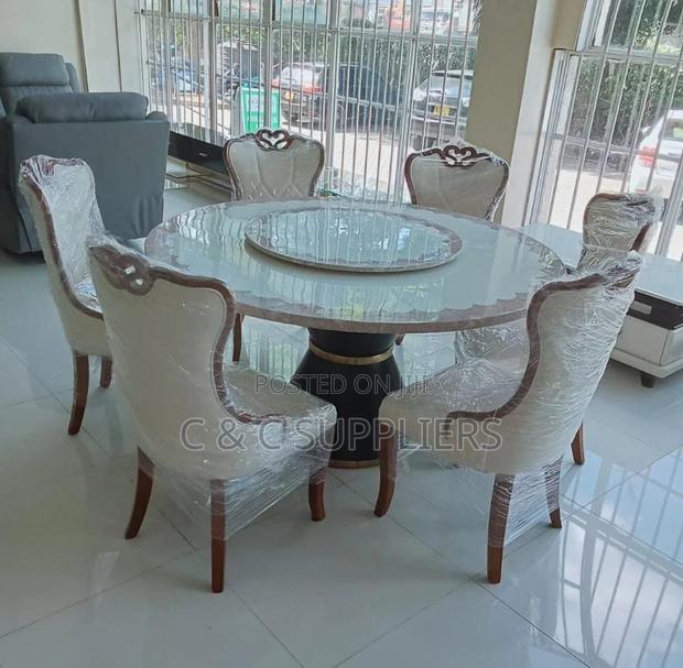 6-Seater Modern C&C Dining Set.