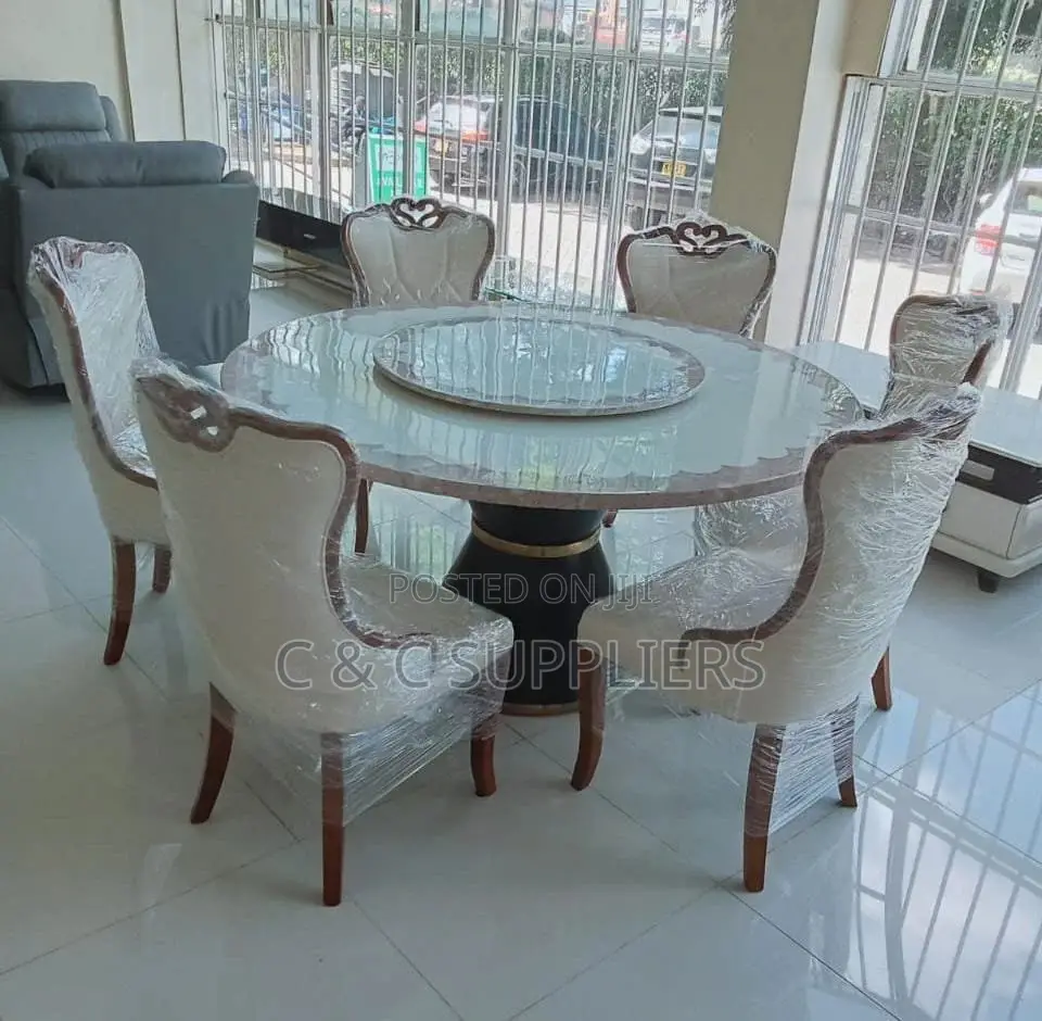 6-Seater Modern C&C Dining Set.