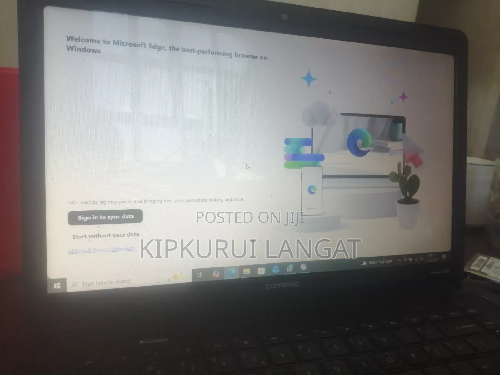 Laptop HP Compaq 15 4GB Intel Core i3 HDD 500GB