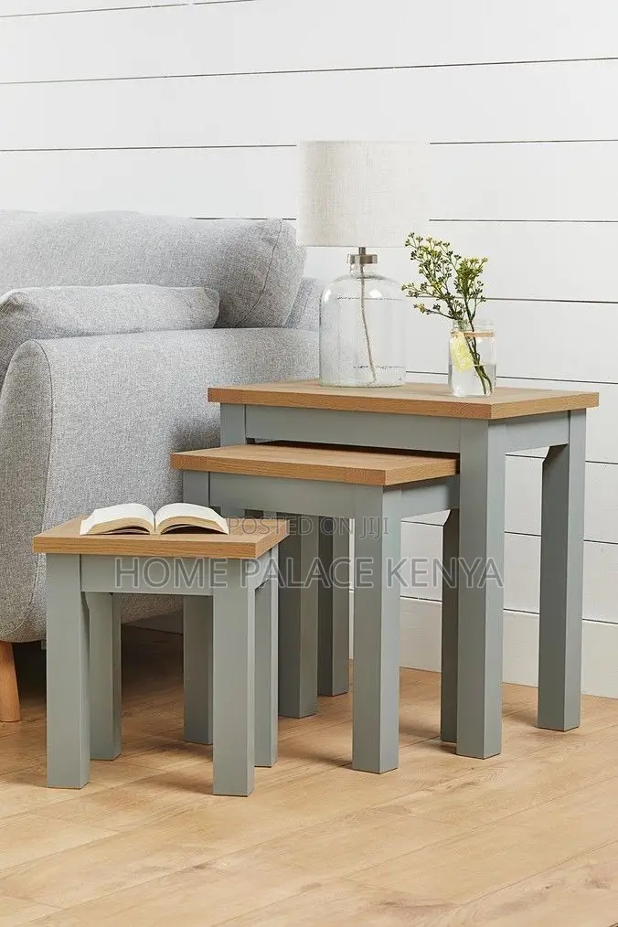 Coffee Tables; Modern Nesting Table Set for Lounge and Living Spaces