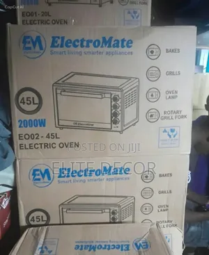 Electromate 45L Electric Oven – Large Capacity & Versatile Cooking