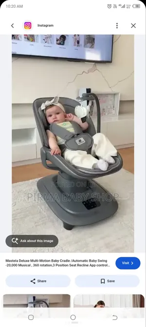 MASTELA Deluxe Multi Motion Baby Cradle