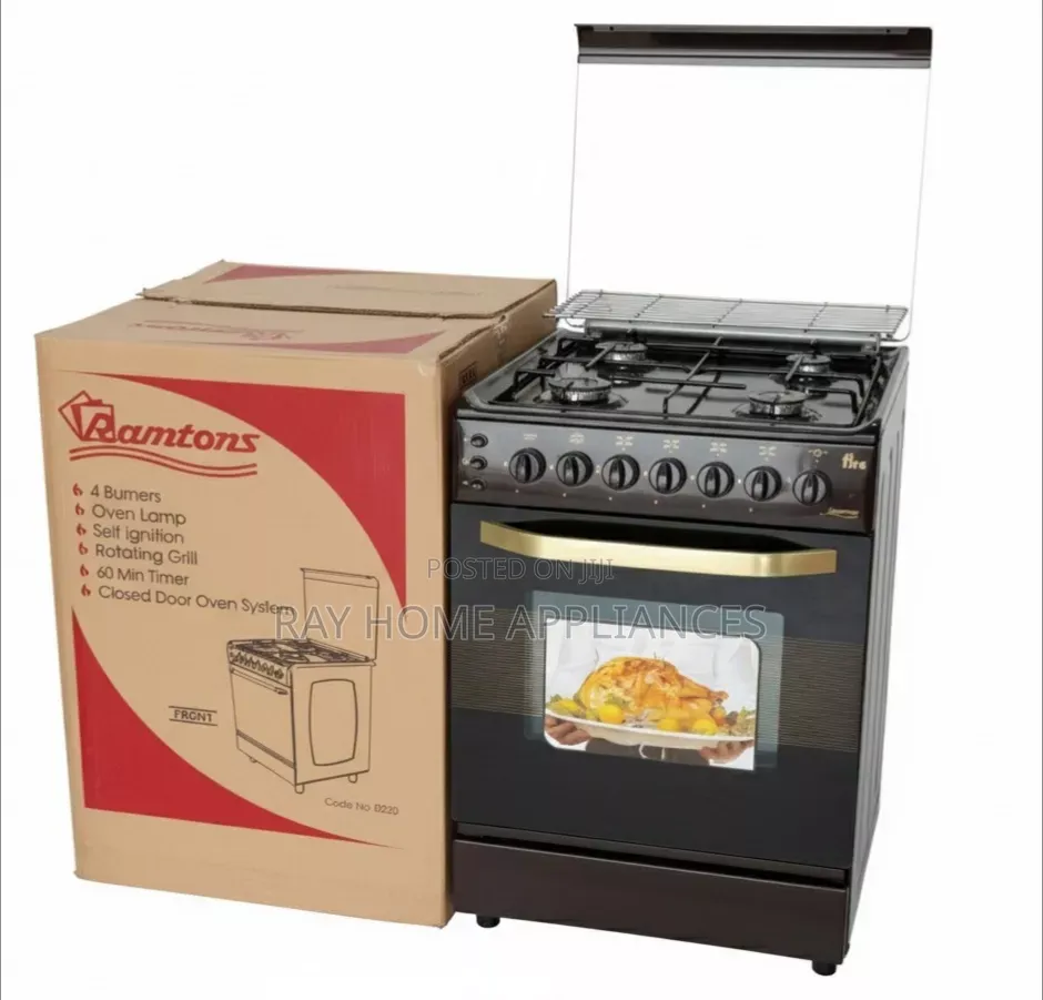 55*60cm Ramtons Full Gas Standing Cooker
