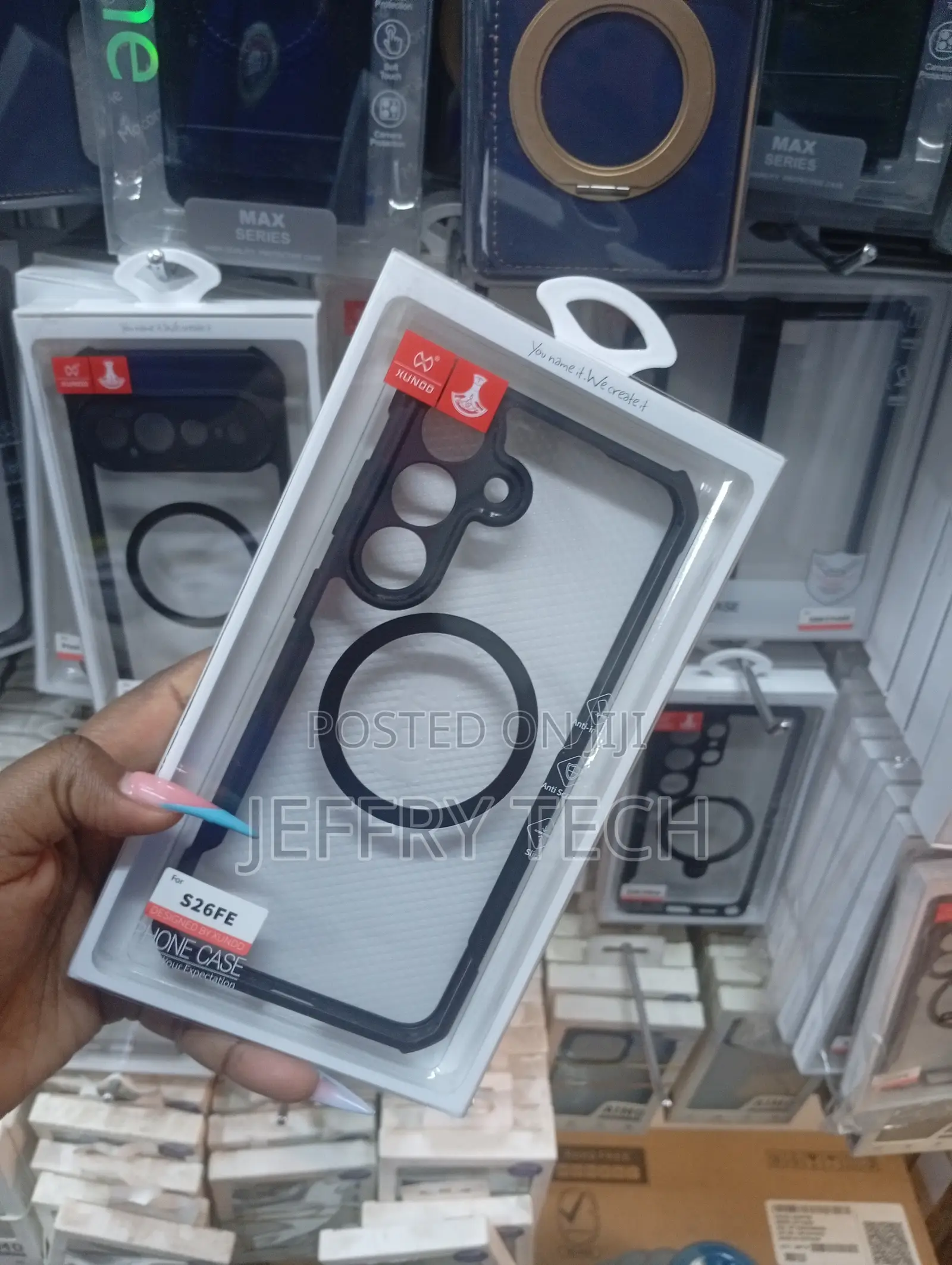 Xundd Clear Magnetic Phone Case for the Samsung Galaxy S26 FE