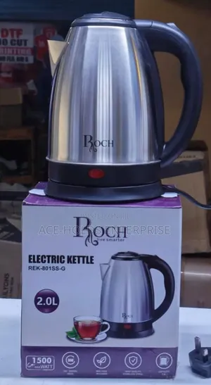 ROCH 2 Litres Stainless Steel Kettle - Cordless Base