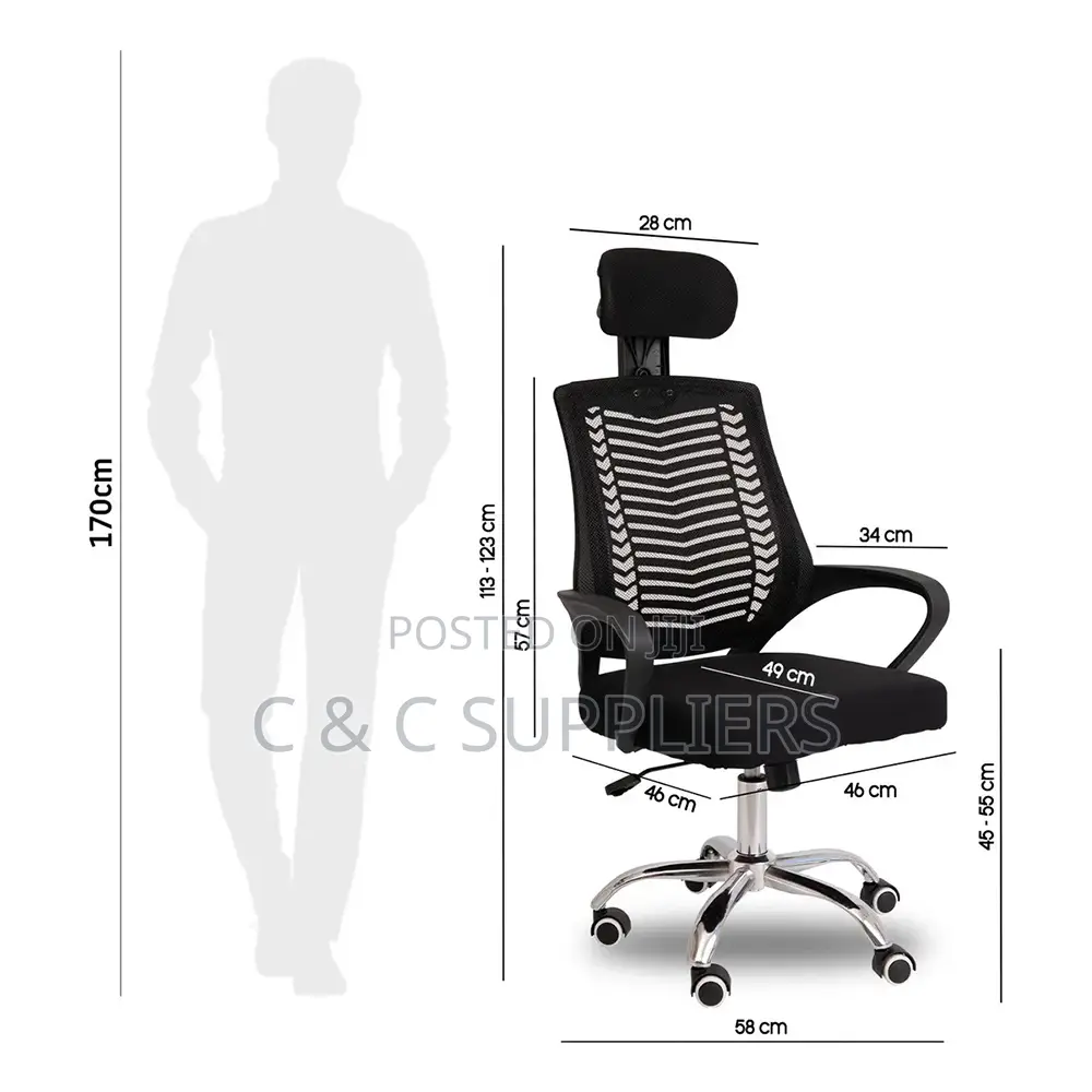 Office Headrest Mesh Gaming Chair.