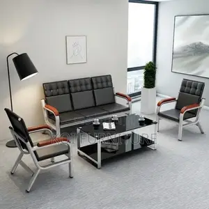 Office Sofa; Five Seaters Executive Reception Office Lobbies Sofa Set