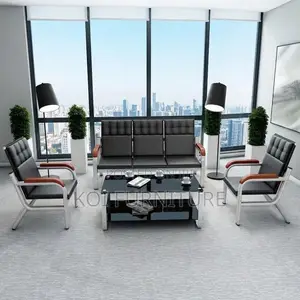 Office Sofa; Five Seaters Executive Reception Office Lobbies Sofa Set