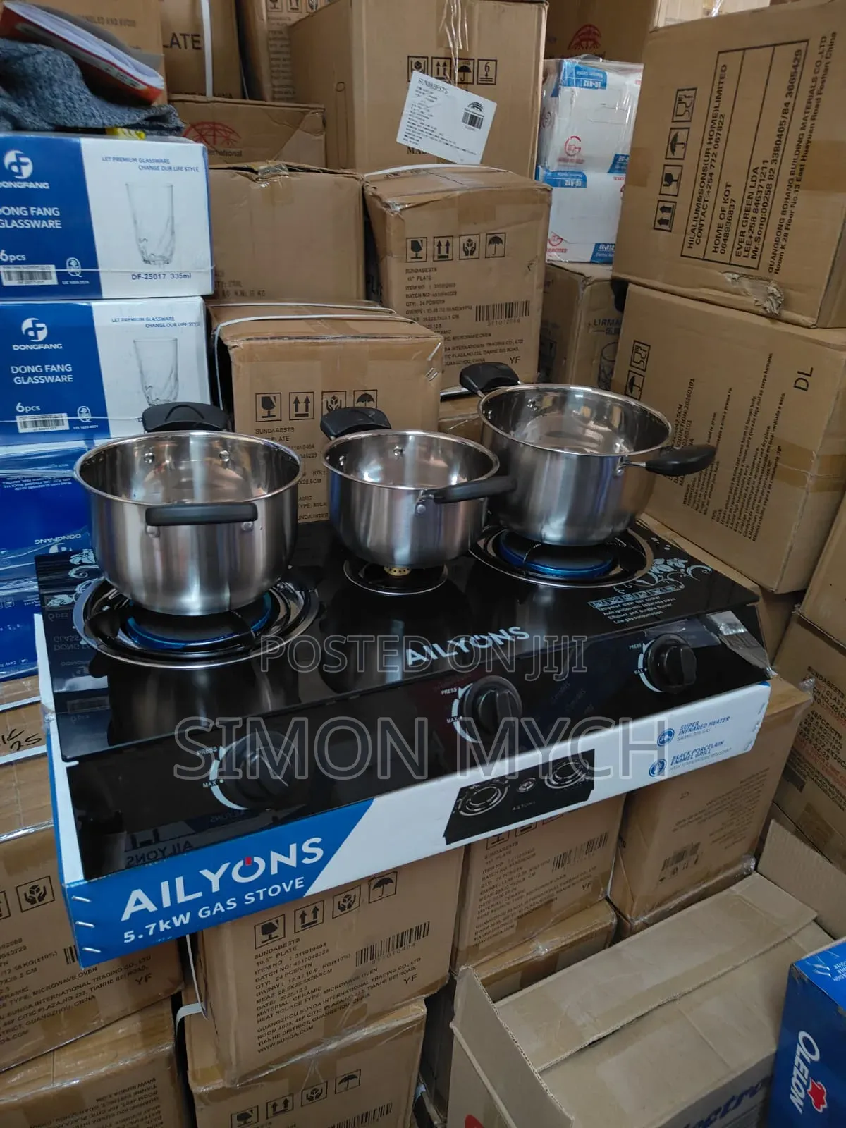 Ailyons Infrared 3 Burner Cooker