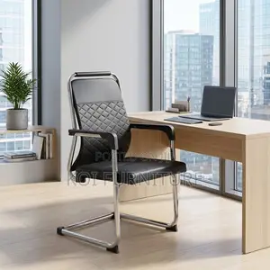 Office Chairs; High Backrest Metallic Frames Mesh Visitors Chairs