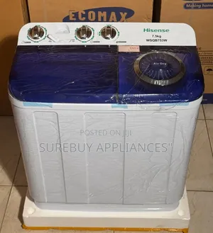 Hisense 7.5 KGS Twin Tub Washing Machine