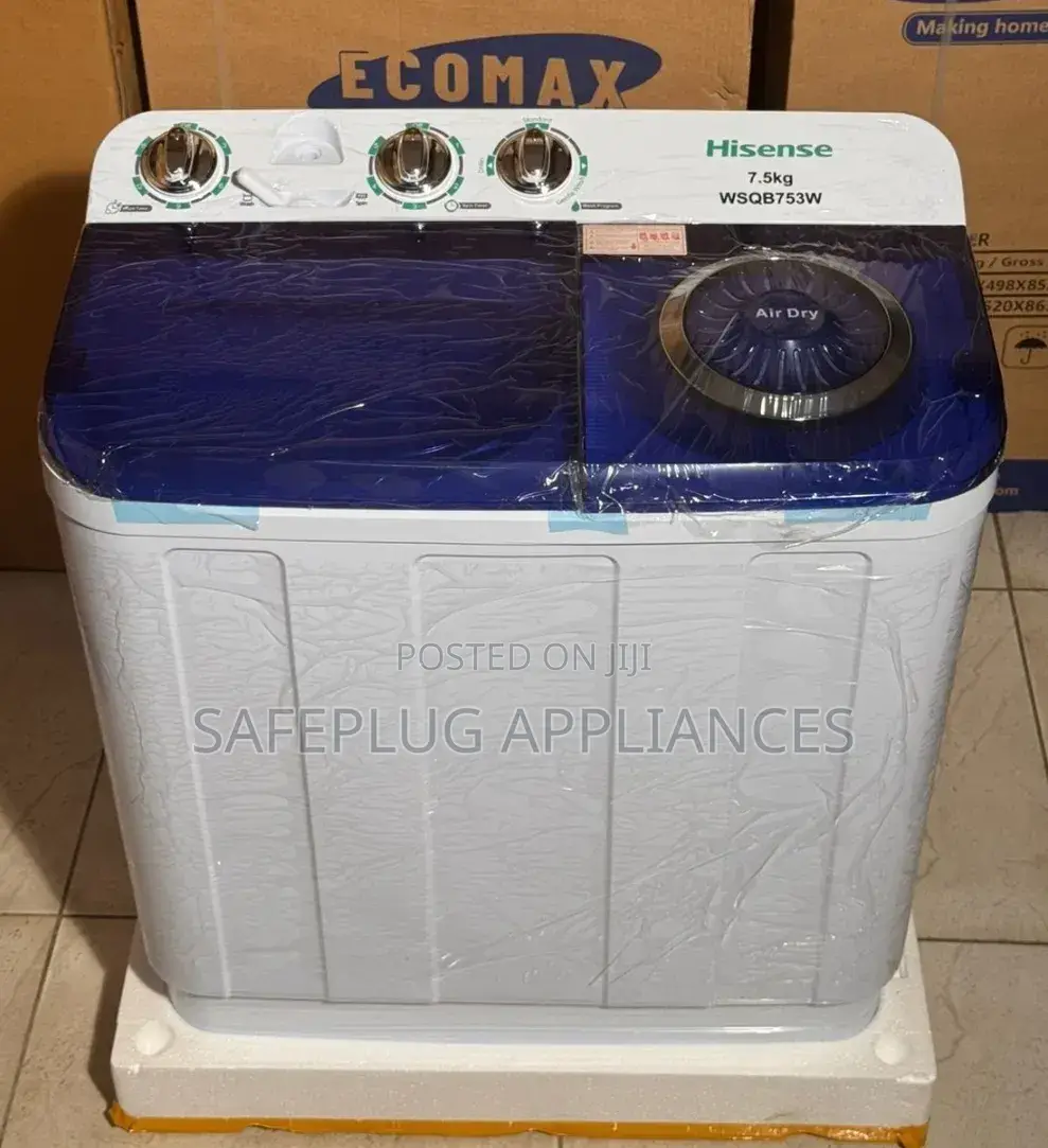 Hisense 7.5 KGS Twin Tub Washing Machine