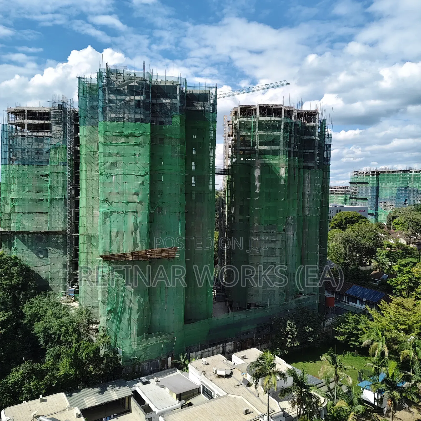 Heavy Duty Green Construction Safety Net (3m X 50m)