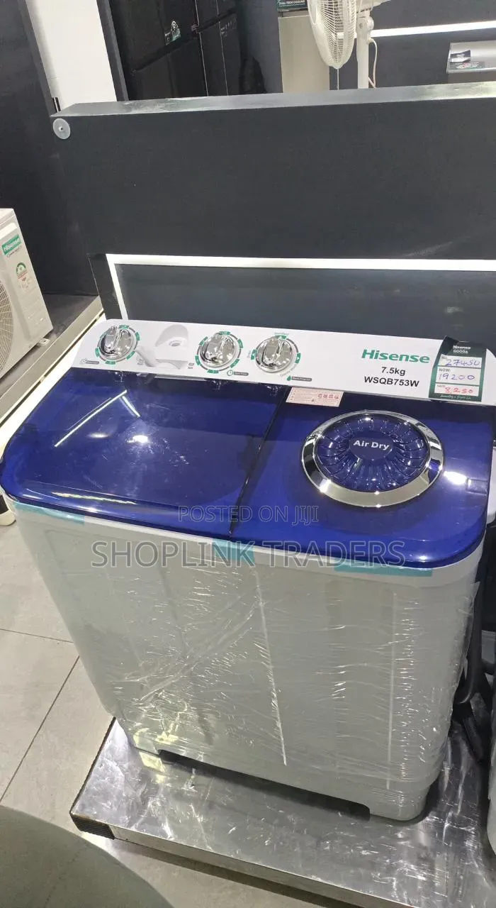 Hisense 7.5kg Top Load  Twin Tub Washing Machine