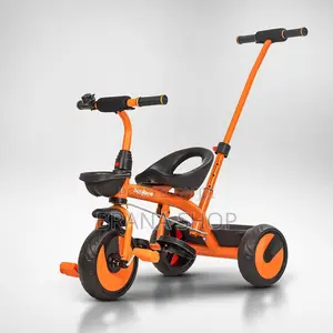 Happybaby 3-in-1 Convertible Toddler Push Tricycle – Orange