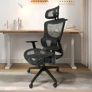 Adjustable Full Mesh Conference Chair With Footrest
