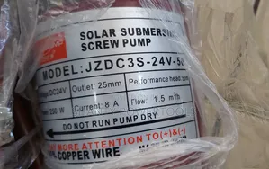 Solar General Submersible 24v/250w Screw Pump