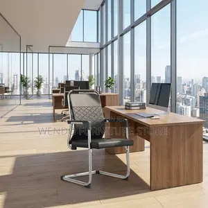 Office Chairs; Visitors High Supportive Fabric Office Chairs