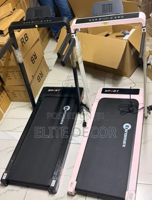 Euromax Foldable Walking Pad Treadmill With Incline & Handrails