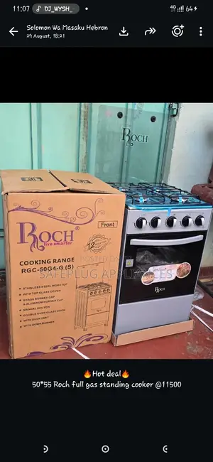 Turkey Roch Black 50*55 Standing 3+1 Cooker