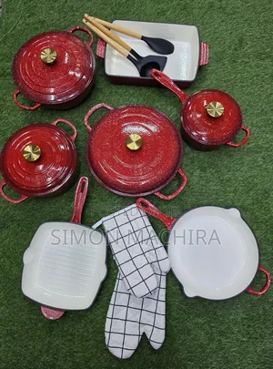 12pc Heavy Duty Enamel Cast Iron Cookware