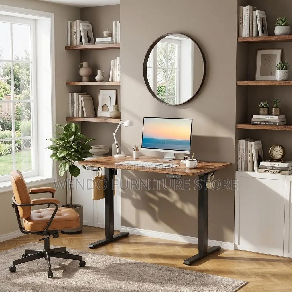 Office Desk; Electric 180cm Modern Height Standing Free Table