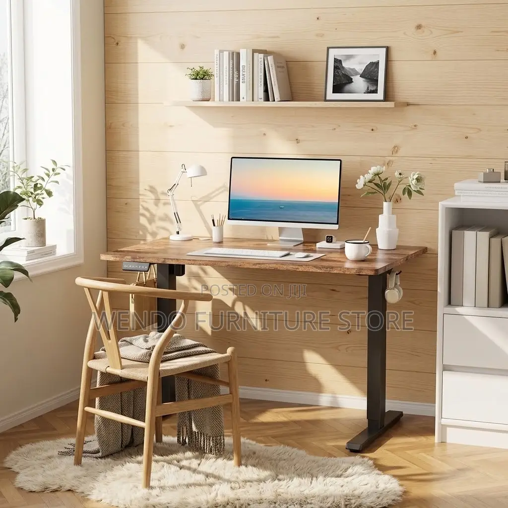 Office Desk; Electric 180cm Modern Height Standing Free Table
