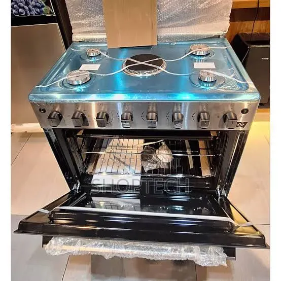 60*90 Starworth 4+1 Stainless Steel Cooker With Electric Oven