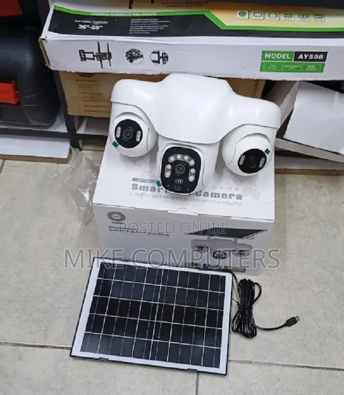 Est Prices 20MP Ultra HD 4G PTZ Triple Lens Solar Security Cameras