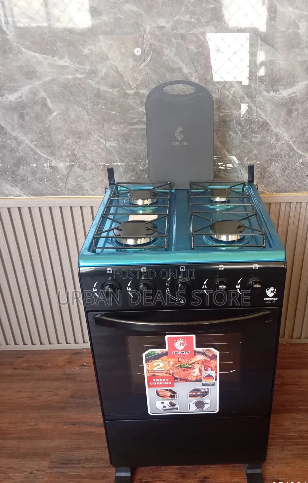 Euroken Full Gas Cooker – Euro-55-4g