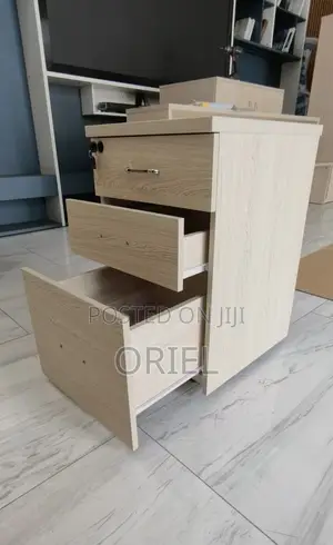 3-Drawer Office Cabinet : Wooden Filing Office Cabinet