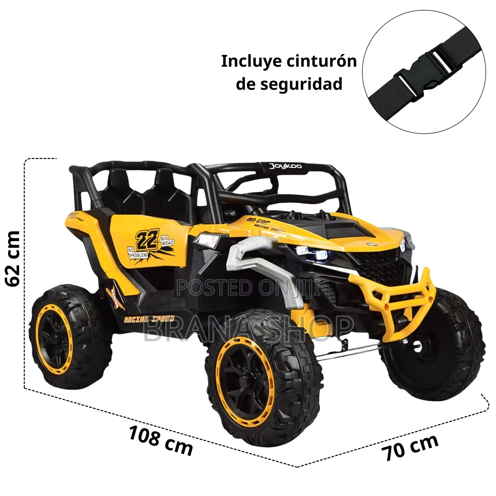 2-Seater Kids' Electric Off-Road UTV Buggy