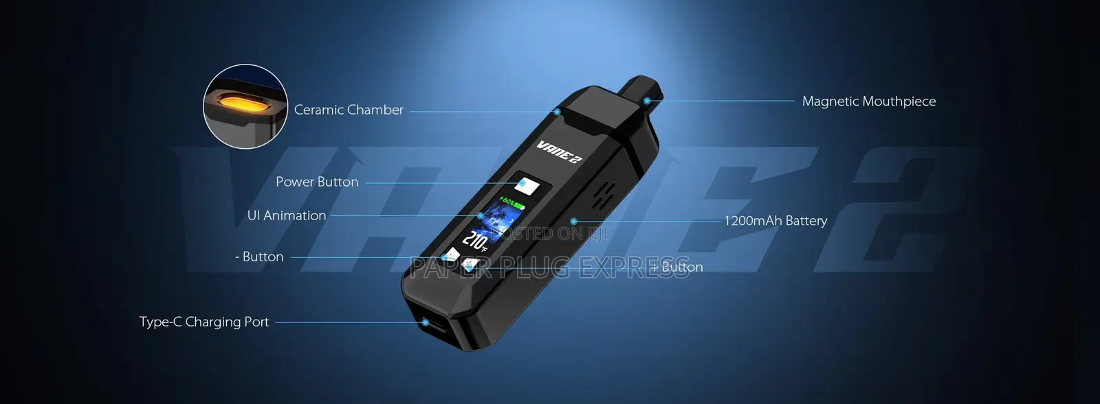 Yocan Vane 2 Dry Herb Vaporizer