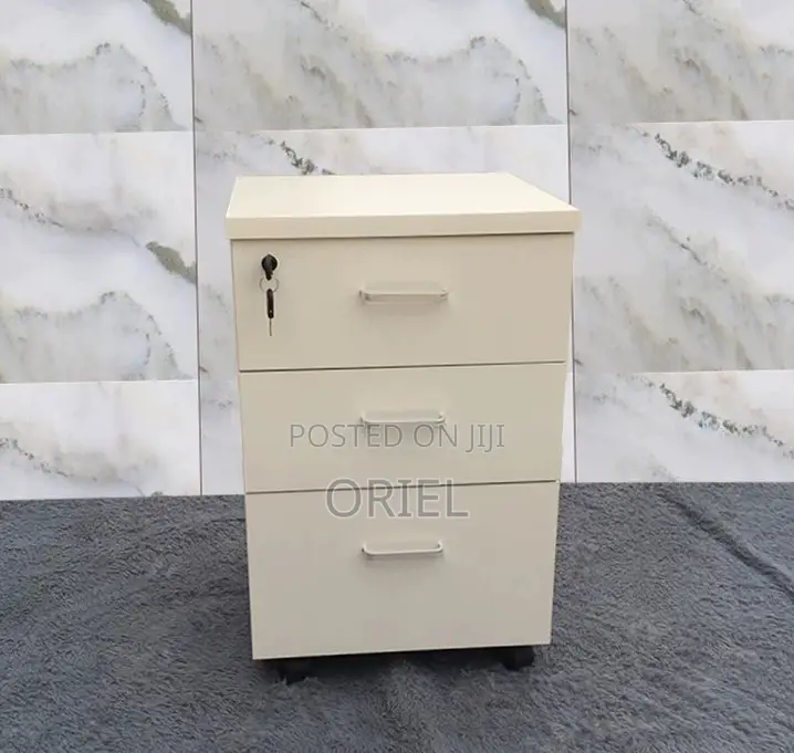 3-Drawer Office Cabinet : Wooden Filing Office Cabinet
