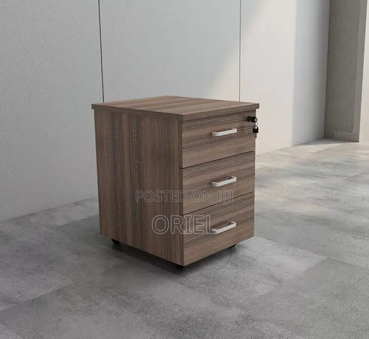 3-Drawer Office Cabinet : Wooden Filing Office Cabinet