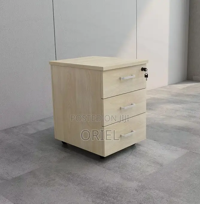 3-Drawer Office Cabinet : Wooden Filing Office Cabinet