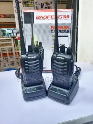 BF-888S UHF Walkie Talkie Pair With 1500mAh Battery and LED Light