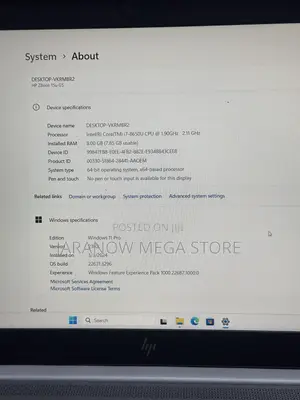 Laptop HP ZBook 15u G5 8GB Intel Core i7 SSD 256GB