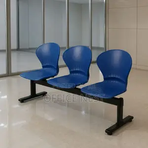 Blue Plastic Reception & Waiting Area Chairs